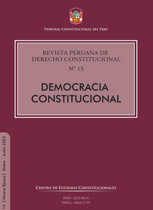 Colegio de Abogados de Lima - REVISTA PERUANA DE DERECHO CONSTITUCIONAL