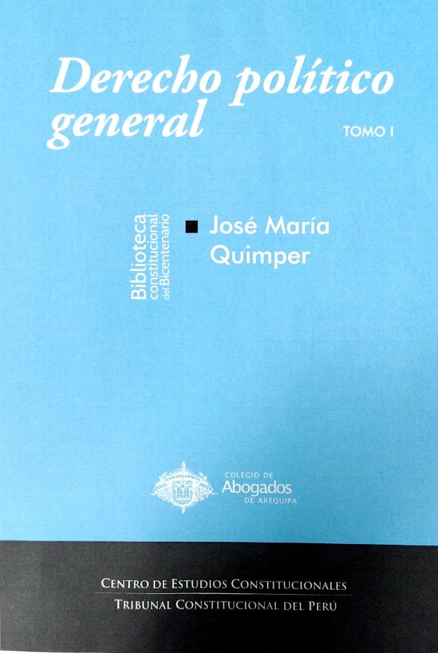 Colegio de Abogados de Lima - DERECHO POLITICO GENERAL TOMO I